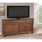 Harbor Point Rustic Cherry 72-inch TV Console - 72-Inch Wide