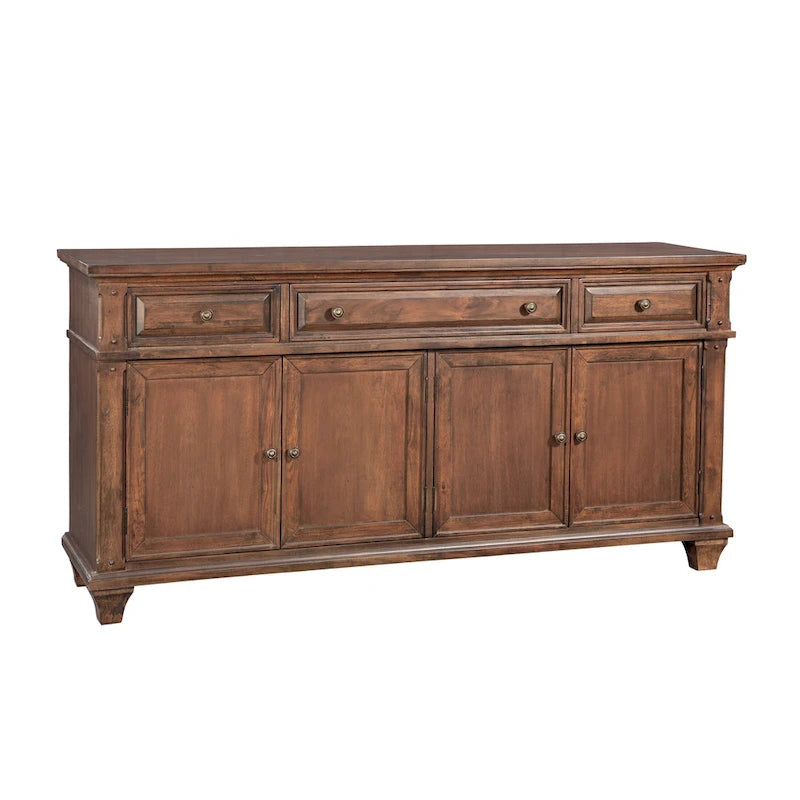 Harbor Point Rustic Cherry 72-inch TV Console - 72-Inch Wide