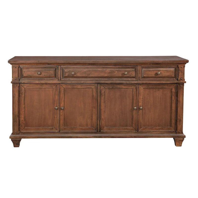 Harbor Point Rustic Cherry 72-inch TV Console - 72-Inch Wide