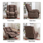 Chenille Power Standard Recliner Chair