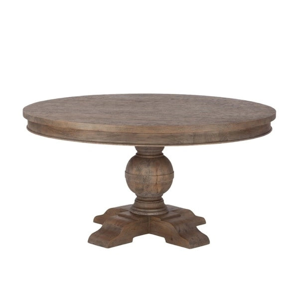  Asperg Grey Weathered Teak 54-inch Round Dining Table