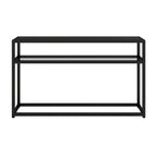 Baldrick Modern 50 Long Console Table with Shelf