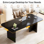 63 Executive Desk, Large Computer Desk Modern Home Office Desk