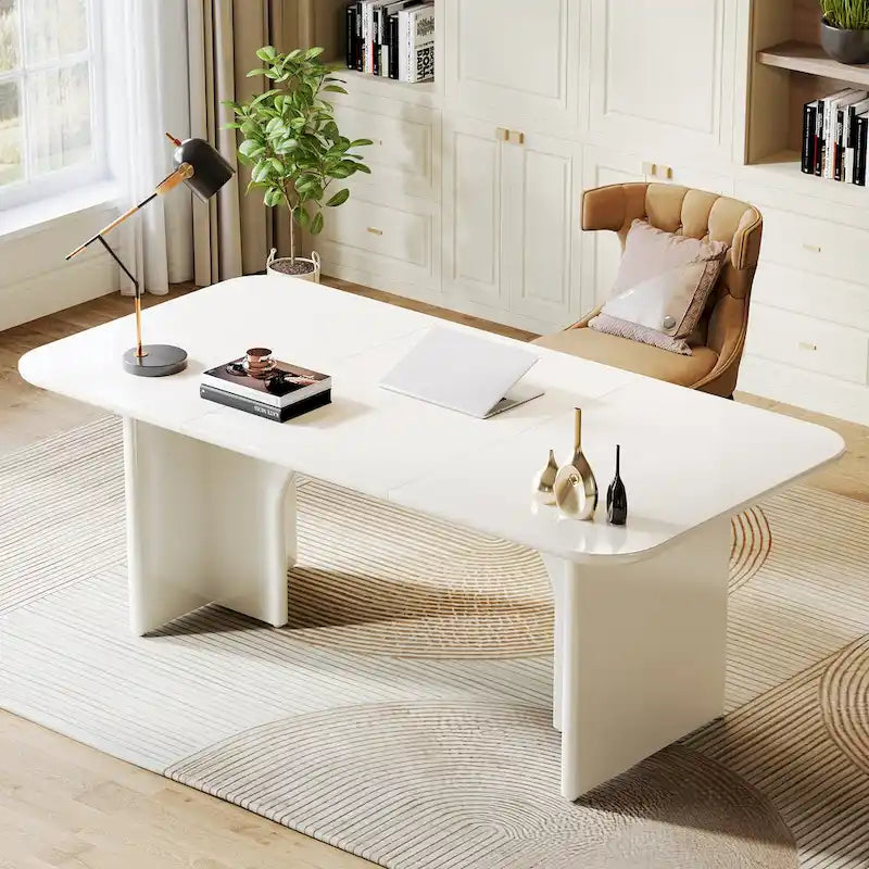 63 Executive Desk, Large Computer Desk Modern Home Office Desk