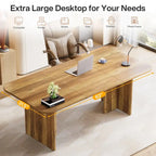 63 Executive Desk, Large Computer Desk Modern Home Office Desk