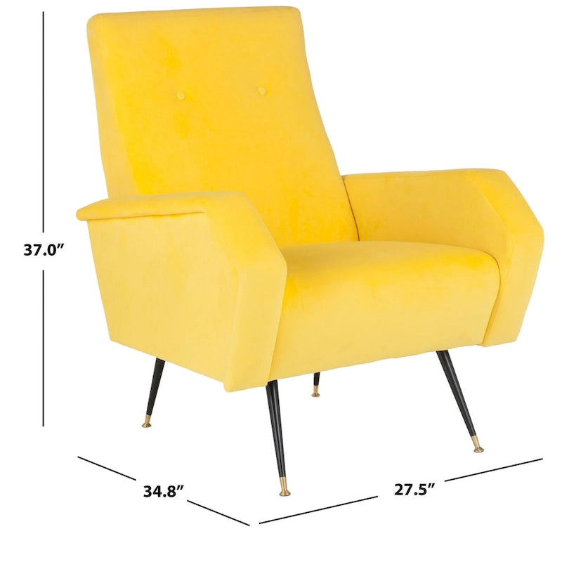 Mid-Century Modern Retro Club Chair - 28Wx35Dx37H