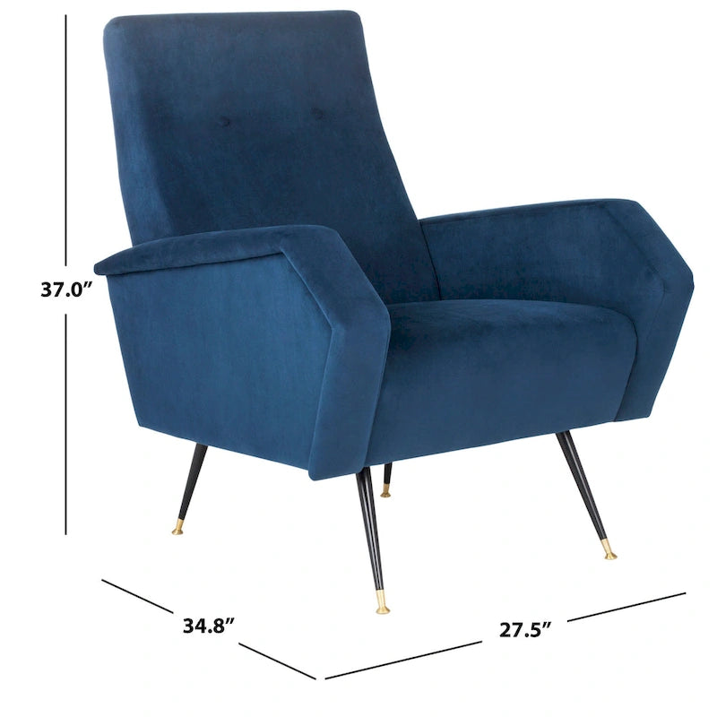 Mid-Century Modern Retro Club Chair - 28Wx35Dx37H