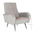 Mid-Century Modern Retro Club Chair - 28Wx35Dx37H