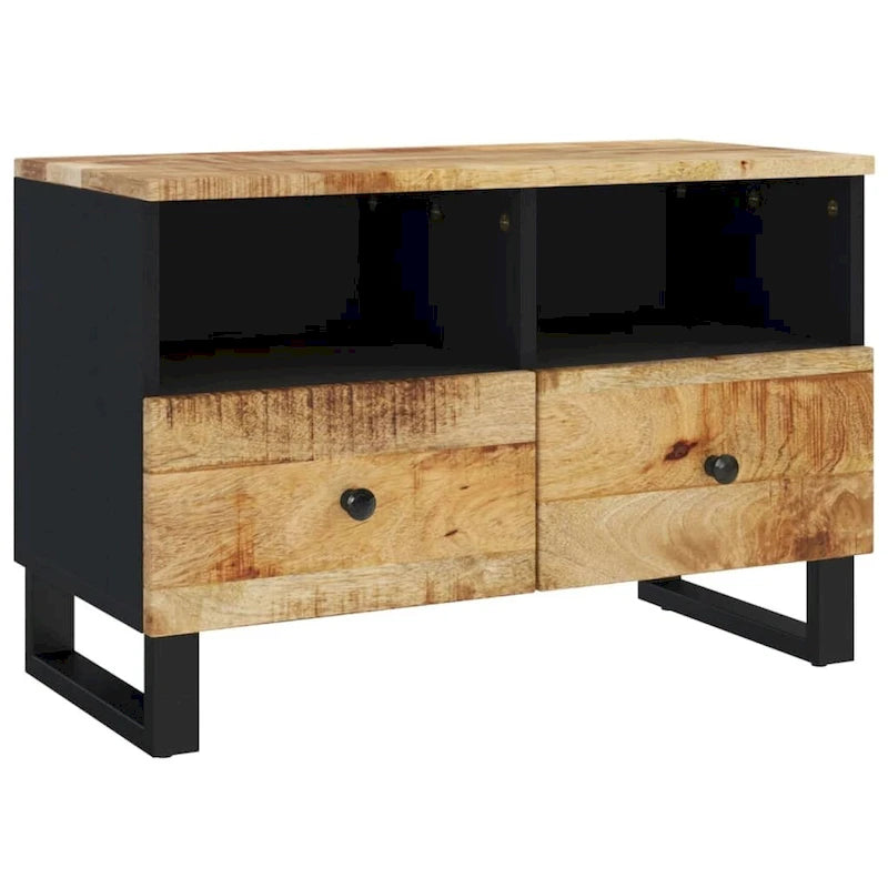 TV Stand 27.6x13x18.1 Solid Wood Mango
