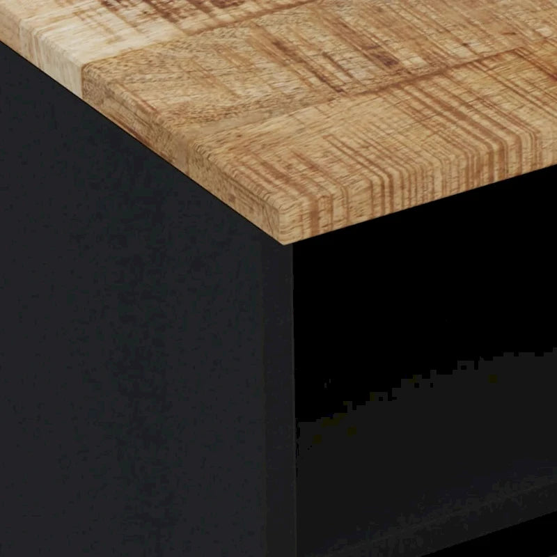 TV Stand 27.6x13x18.1 Solid Wood Mango