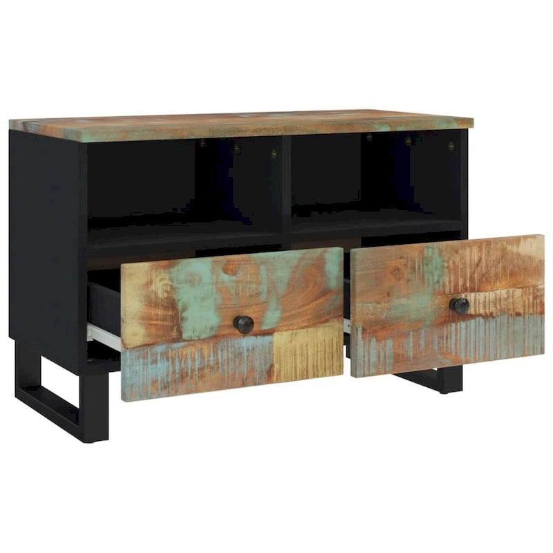 TV Stand 27.6x13x18.1 Solid Wood Mango