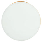 Gold/White Top Accent Table - 20 x 20 x 21.2