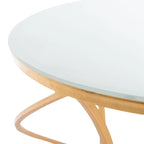 Gold/White Top Accent Table - 20 x 20 x 21.2