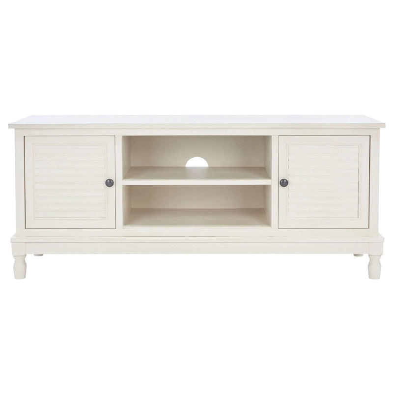 SAFAVIEH Caitlyn 2 Door 1 Shelf Media Stand - 47 W x 16 D x 20 H - 47Wx16Dx20H