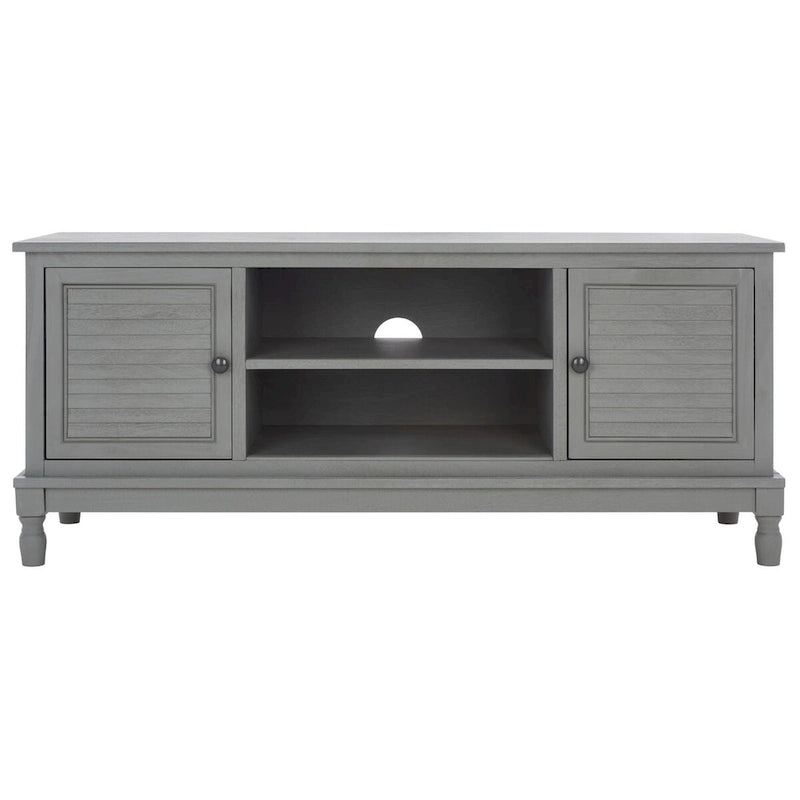 SAFAVIEH Caitlyn 2 Door 1 Shelf Media Stand - 47 W x 16 D x 20 H - 47Wx16Dx20H