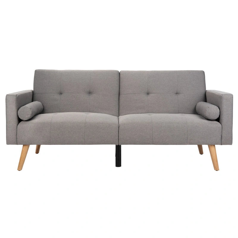 Foldable Futon Bed with Pillow - 74.8 x 31.9 x 34.7