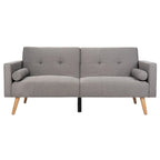 Foldable Futon Bed with Pillow - 74.8 x 31.9 x 34.7