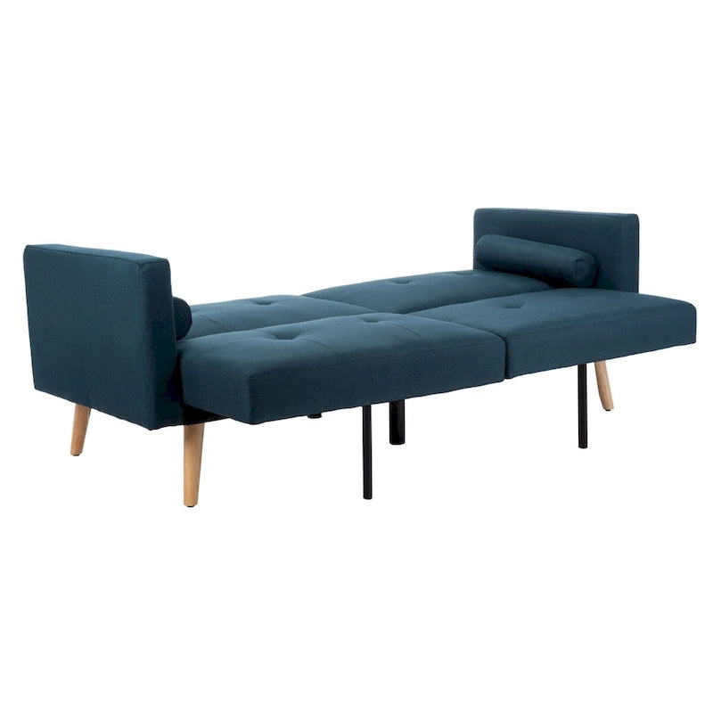 Foldable Futon Bed with Pillow - 74.8 x 31.9 x 34.7