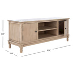 SAFAVIEH Tess 2-Door 1-Shelf TV Media Stand - 47.3 W x 15.8 L x 20 H - 47Wx16Dx20H