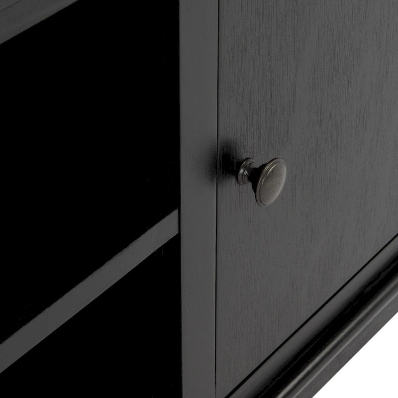 SAFAVIEH Tess 2-Door 1-Shelf TV Media Stand - 47.3 W x 15.8 L x 20 H - 47Wx16Dx20H