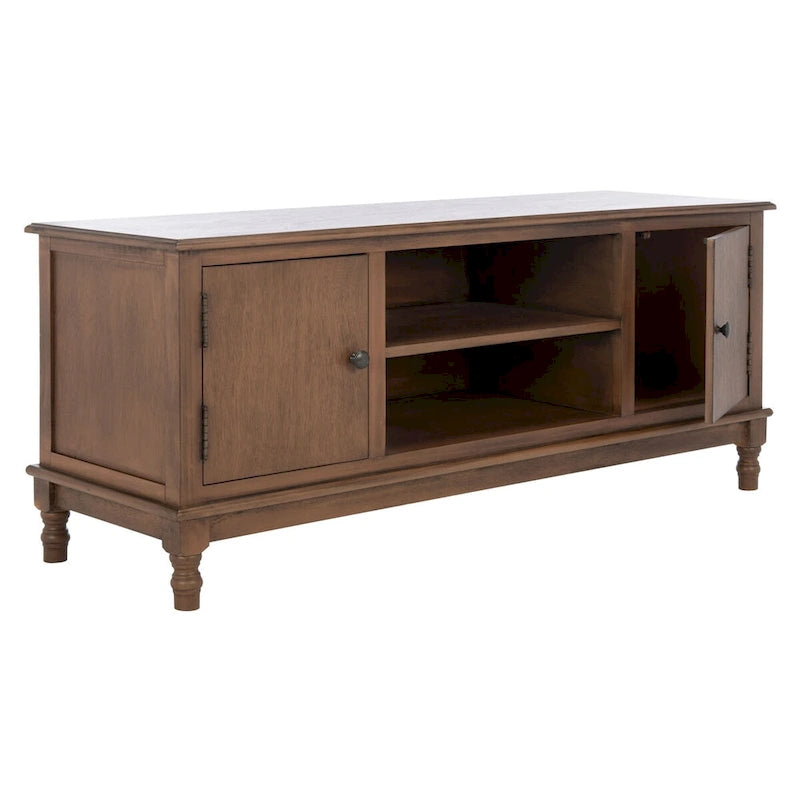 SAFAVIEH Tess 2-Door 1-Shelf TV Media Stand - 47.3 W x 15.8 L x 20 H - 47Wx16Dx20H