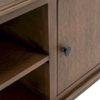 SAFAVIEH Tess 2-Door 1-Shelf TV Media Stand - 47.3 W x 15.8 L x 20 H - 47Wx16Dx20H