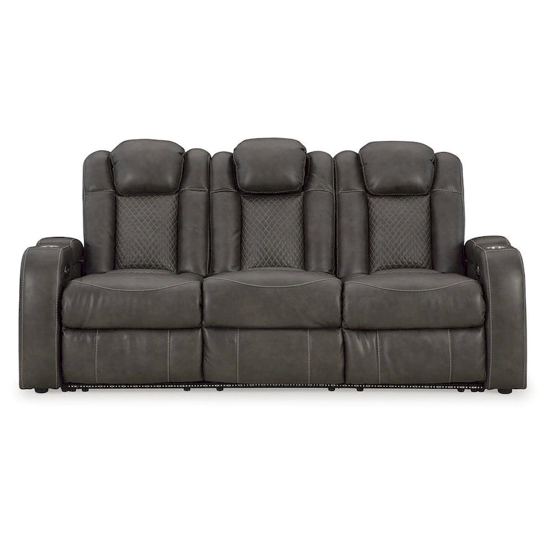 Signature Design by Ashley Fyne-Dyme Power Reclining Sofa - 85 W x 43 D x 43 H