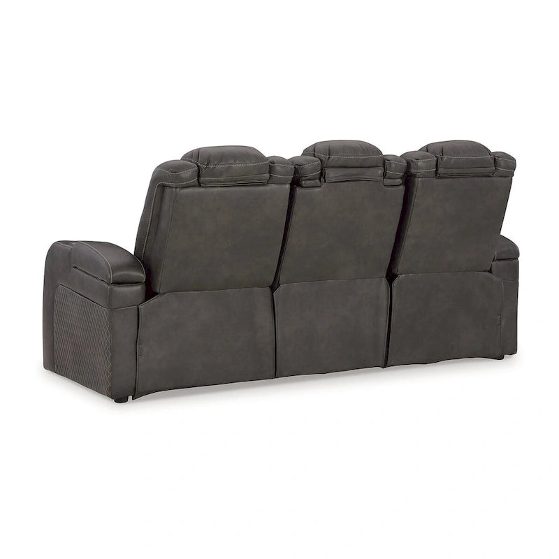 Signature Design by Ashley Fyne-Dyme Power Reclining Sofa - 85 W x 43 D x 43 H