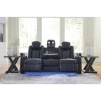 Signature Design by Ashley Fyne-Dyme Power Reclining Sofa - 85 W x 43 D x 43 H