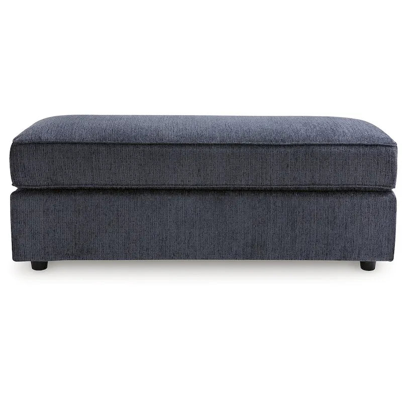 Albar Place Blue Oversized Accent Ottoman