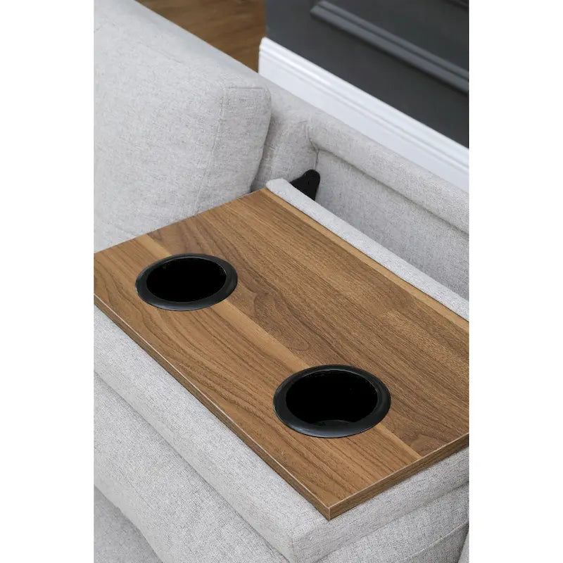 Alger 98 Wide Left Hand Facing Sofa & Chaise with Ottoman