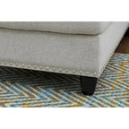 Alger 98 Wide Left Hand Facing Sofa & Chaise with Ottoman