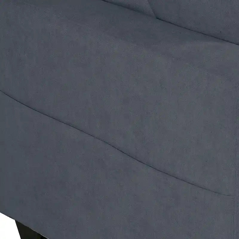 Moasis 80 3-seater Upholstered Sofa 2 Pillows Couches with Side Pockets for Living Room