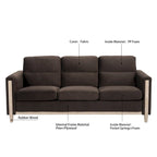 Comfortable Solid Wood Three-seater Sofa