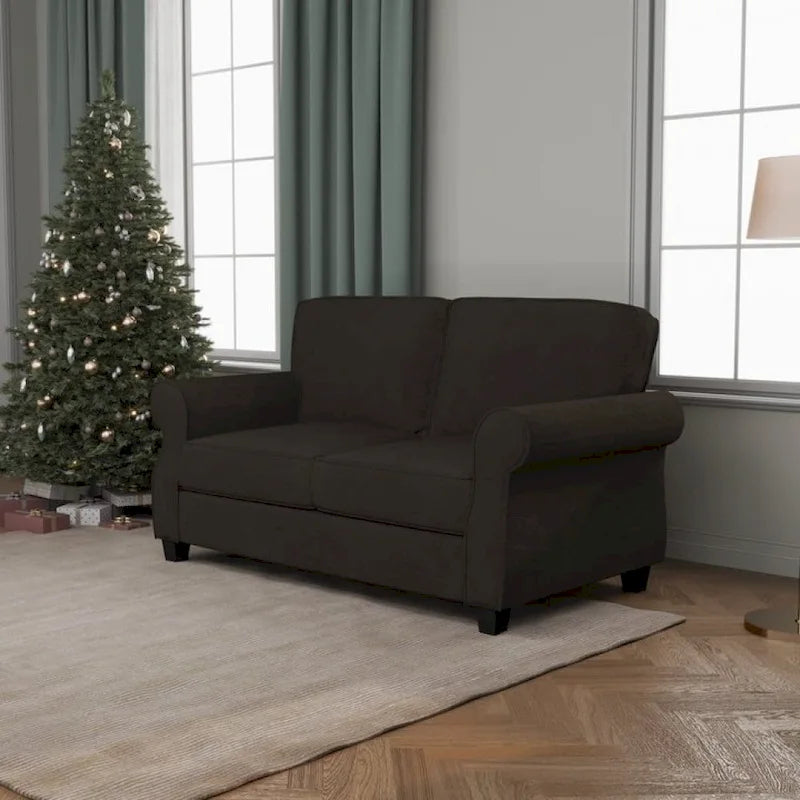 Modern Solid Wood Extra Deep Seat Sofa 2 Seater