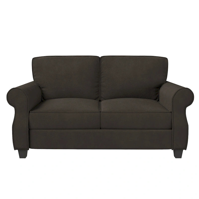 Modern Solid Wood Extra Deep Seat Sofa 2 Seater