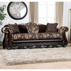 Gracewood Hollow Dayaram Traditional Brown Sofa