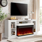 Entertainment Center with Built-in Electric Fireplace - 70"