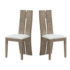 PU Leather Dining Chair with High Back Set of 2