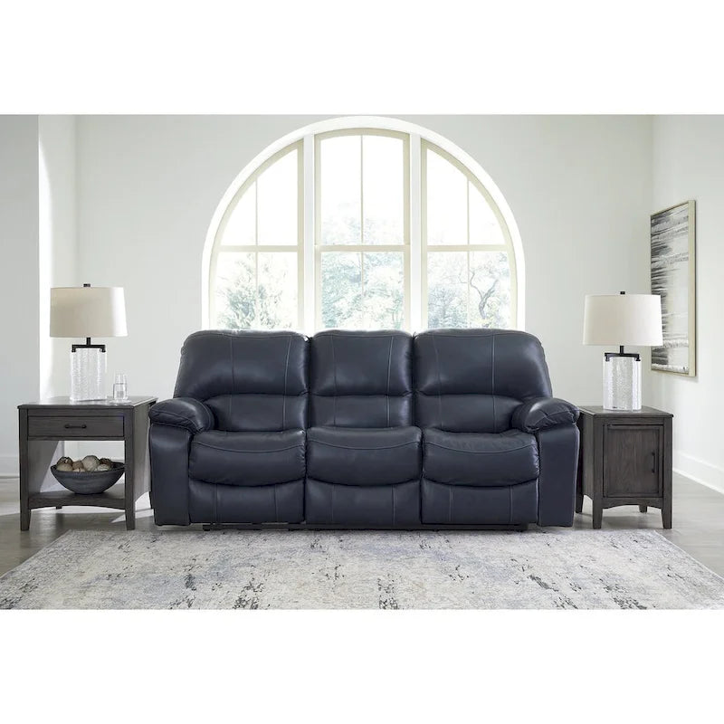  Leesworth Blue Power Reclining Sofa - 88W x 41D x 41H