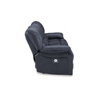 Leesworth Blue Power Reclining Sofa - 88W x 41D x 41H