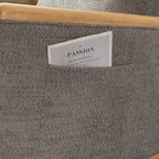 Accent Rocking Chair with Footrest High Back Rubber Wood Rocking Legs Bedroom Living Space