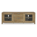 Light Brown 80 TV Stand for TVs up to 92 - 79.63W x 20D x 28H