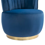 360 Degree Swivel Cuddle Barrel Accent Chairs with Wide Upholstered