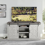 58 Farmhouse Sliding Barn Door TV Stand - Fits TVs up to 65 - 58 in Width