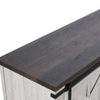 58 Farmhouse Sliding Barn Door TV Stand - Fits TVs up to 65 - 58 in Width