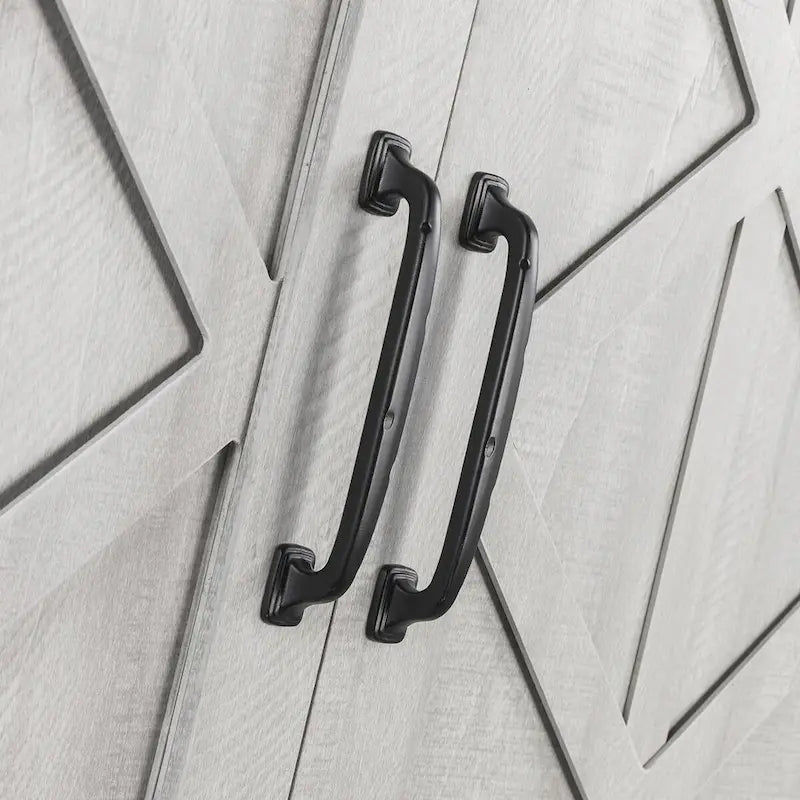 58 Farmhouse Sliding Barn Door TV Stand - Fits TVs up to 65 - 58 in Width