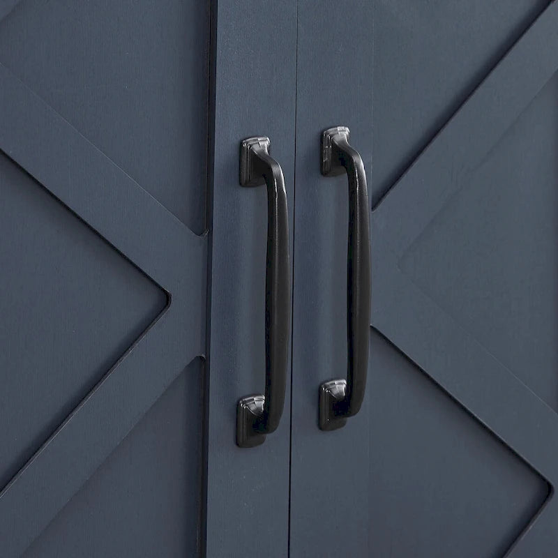 58 Farmhouse Sliding Barn Door TV Stand - Fits TVs up to 65 - 58 in Width