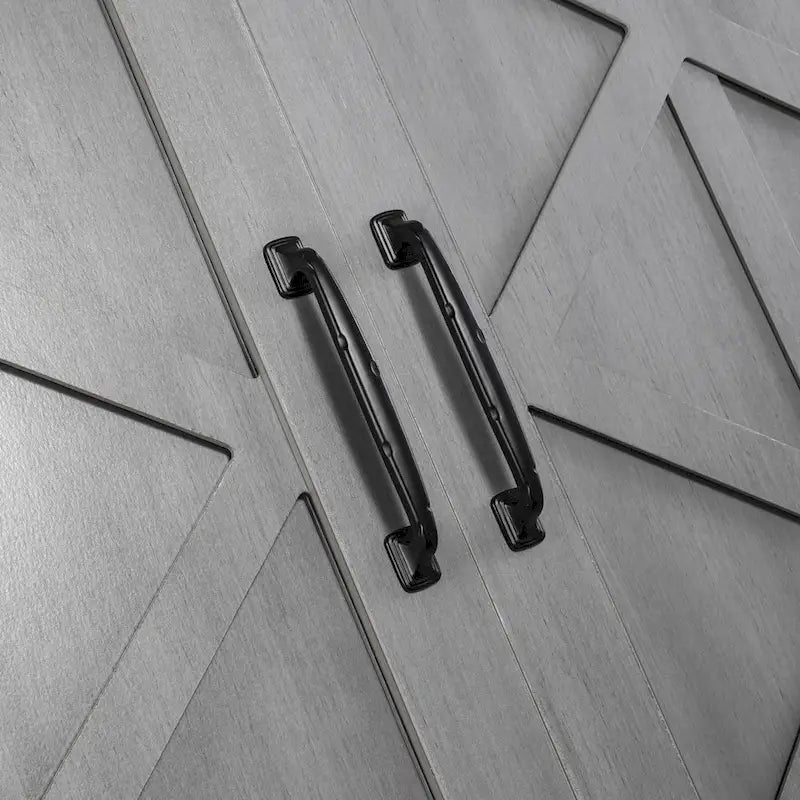 58 Farmhouse Sliding Barn Door TV Stand - Fits TVs up to 65 - 58 in Width