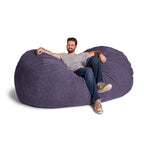 7 Foot Giant Bean Bag Sofa For Adults - Premium Chenille